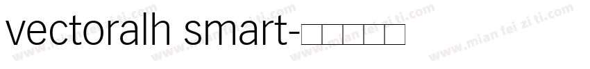 vectoralh smart字体转换